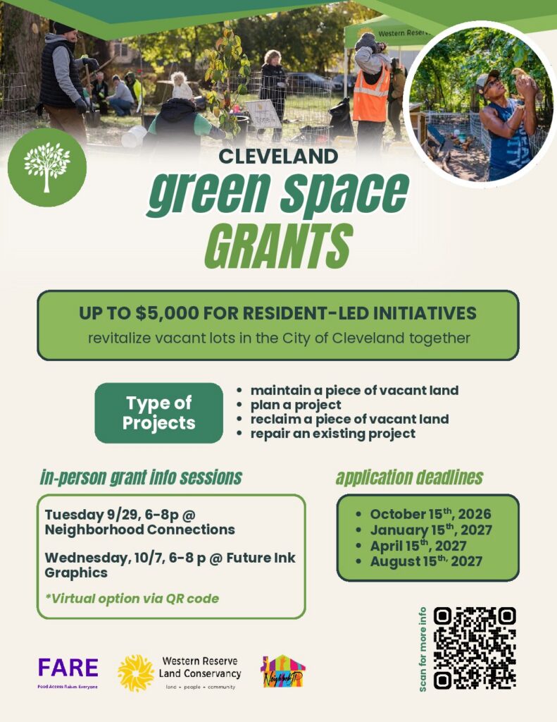 Green Space Grants Flyer